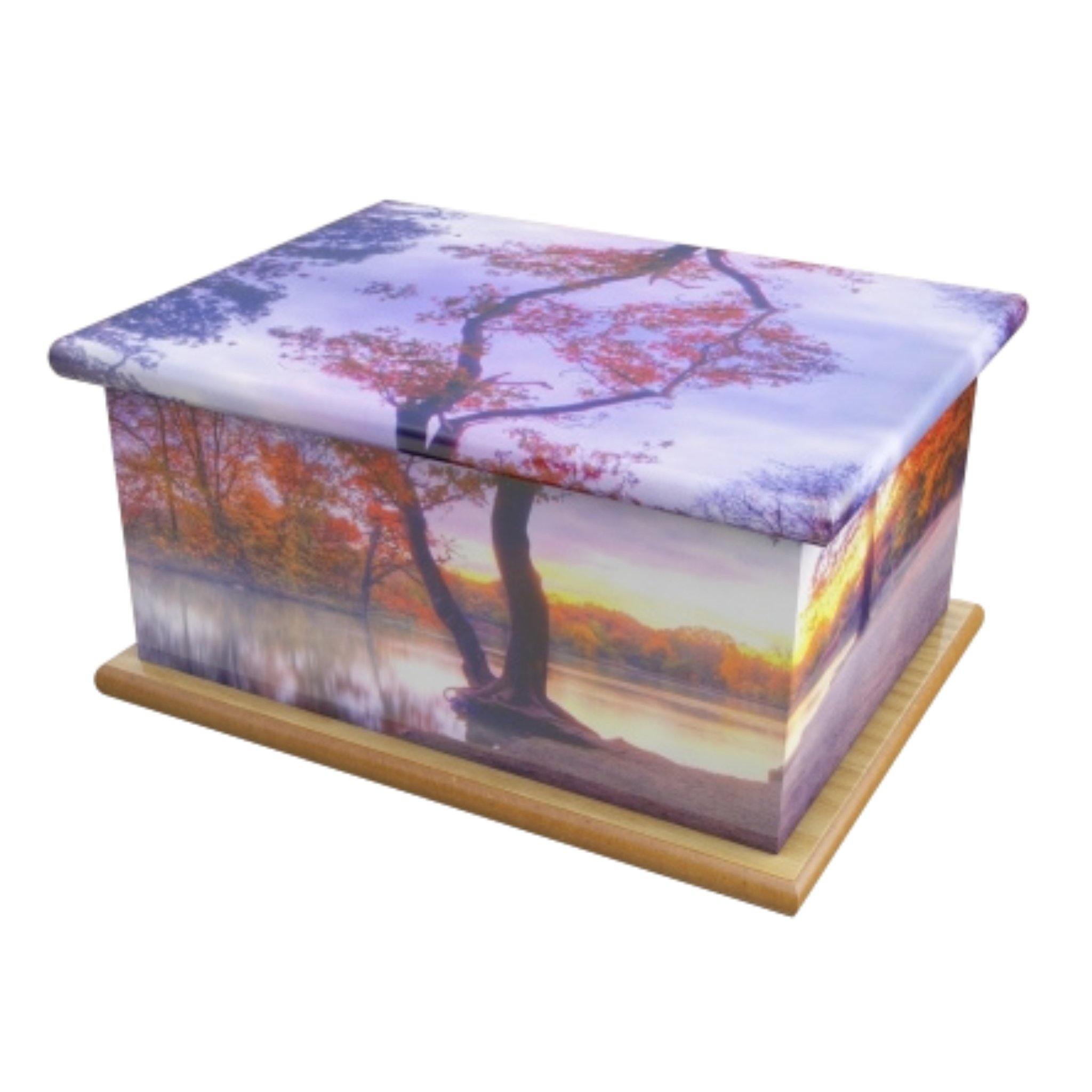 Wooden Urn Autumn Lakes Adult COL