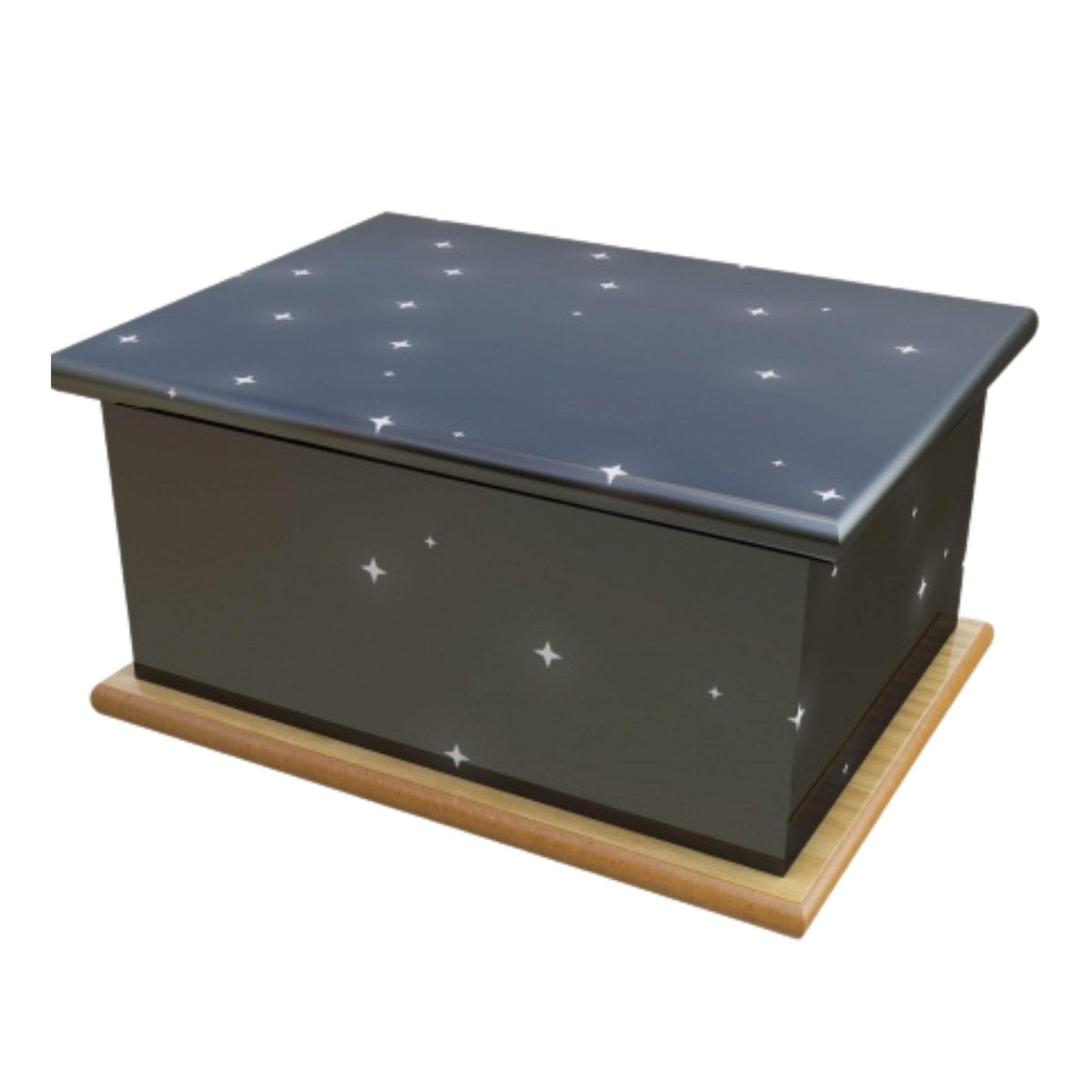 Wooden Urn Starry Night Adult COL