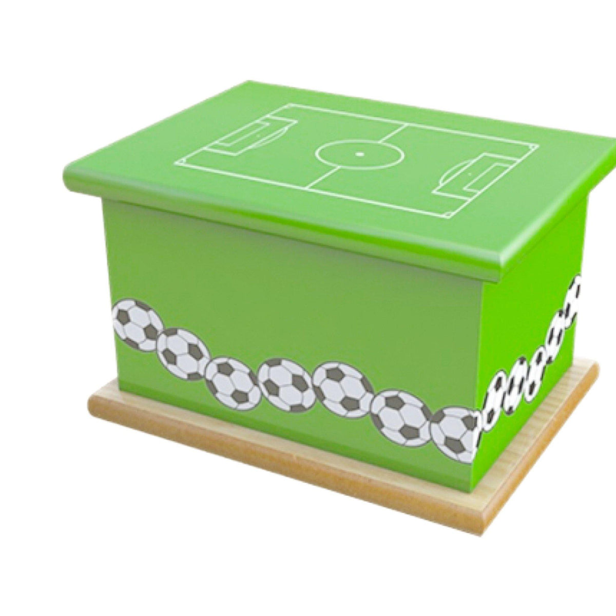 Wooden Urn Football Pitch Child COL