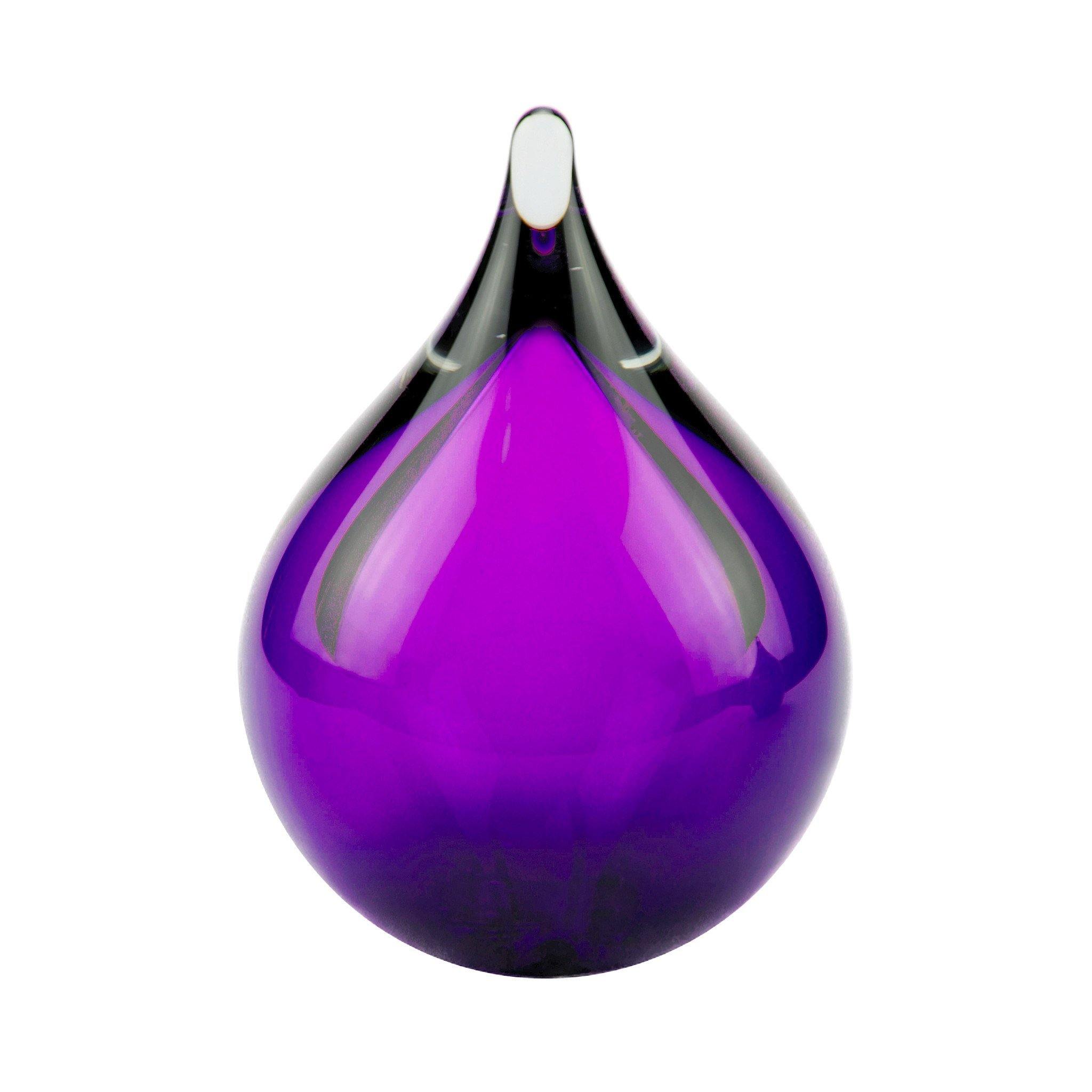 Glass Urn - Neston Purple Bubble 7ci EEU