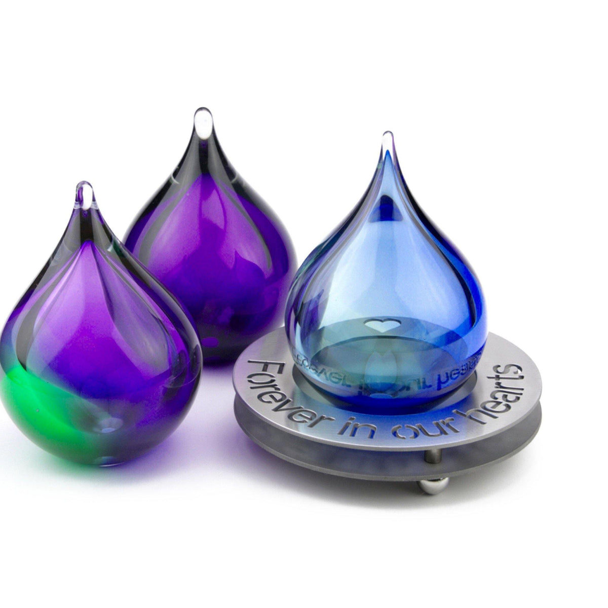 Glass Urn - Neston Purple Bubble 7ci EEU