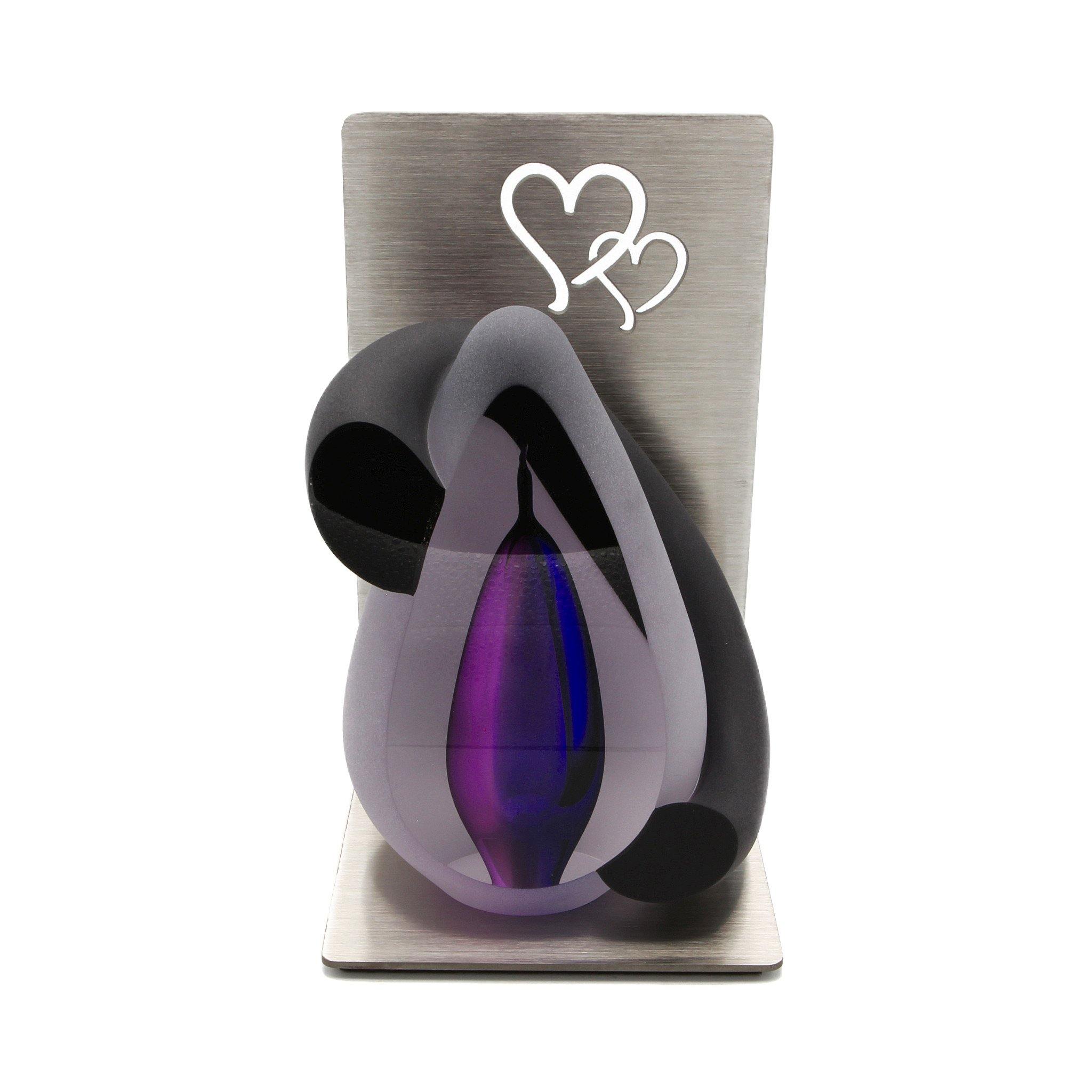 Glass Urn - Ossett Purple 4ci EEU