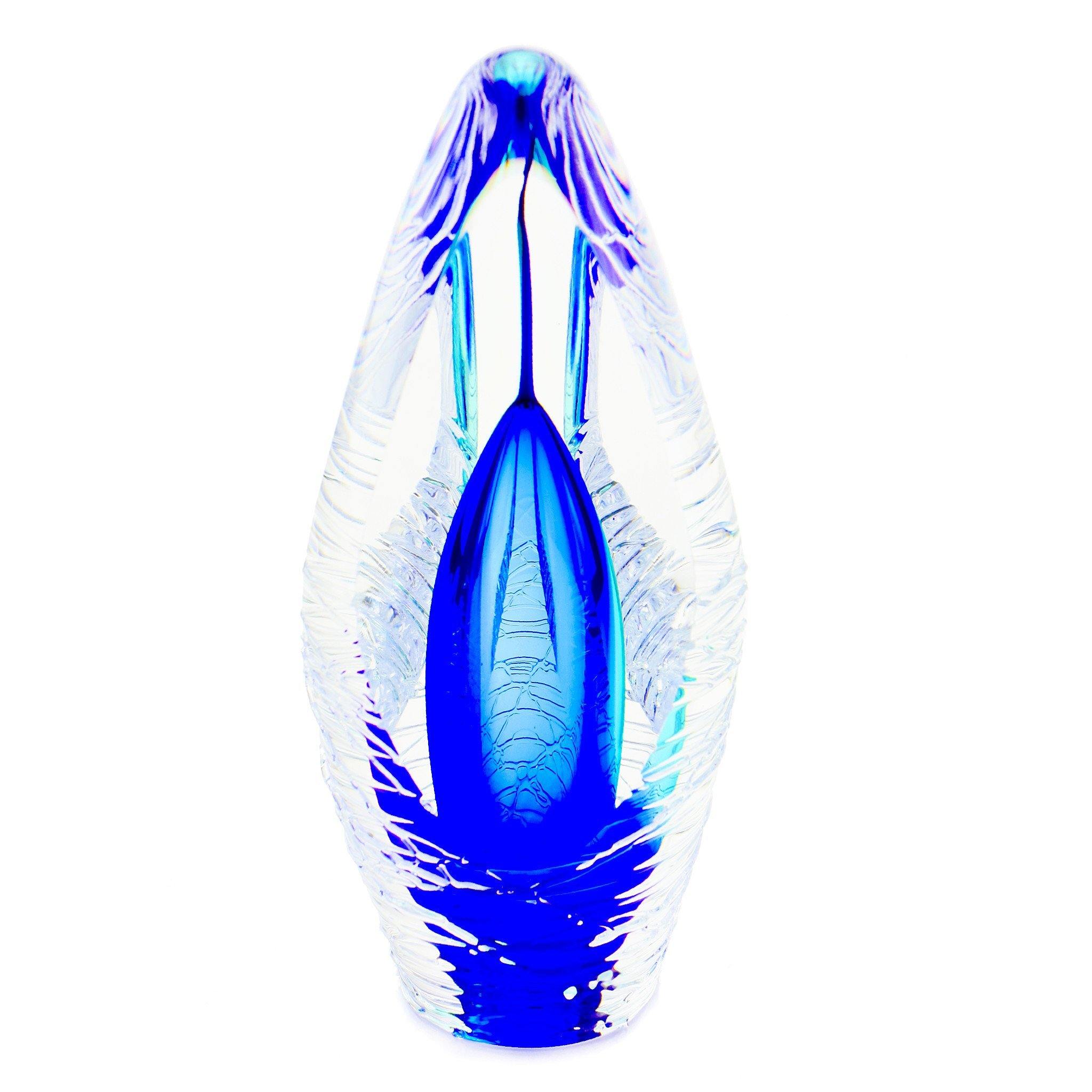 Glass Urn - Watton Blue 4ci EEU
