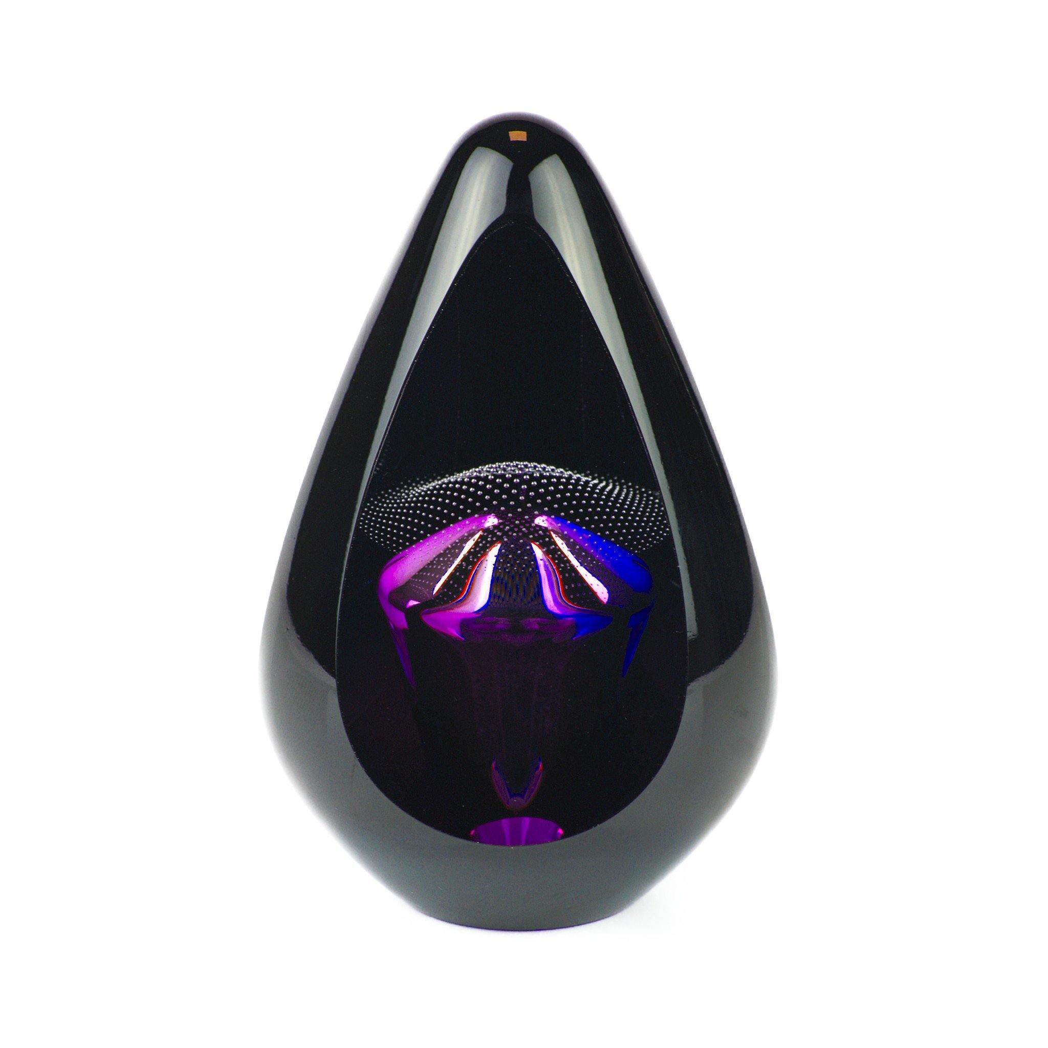 Glass Urn - Wilton Purple Black 4ci EEU
